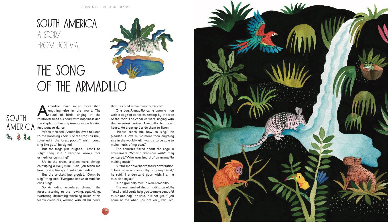 A World Full of Animal Stories UK: 50 favourite animal folk tales, myths and legends - Ages 3+
