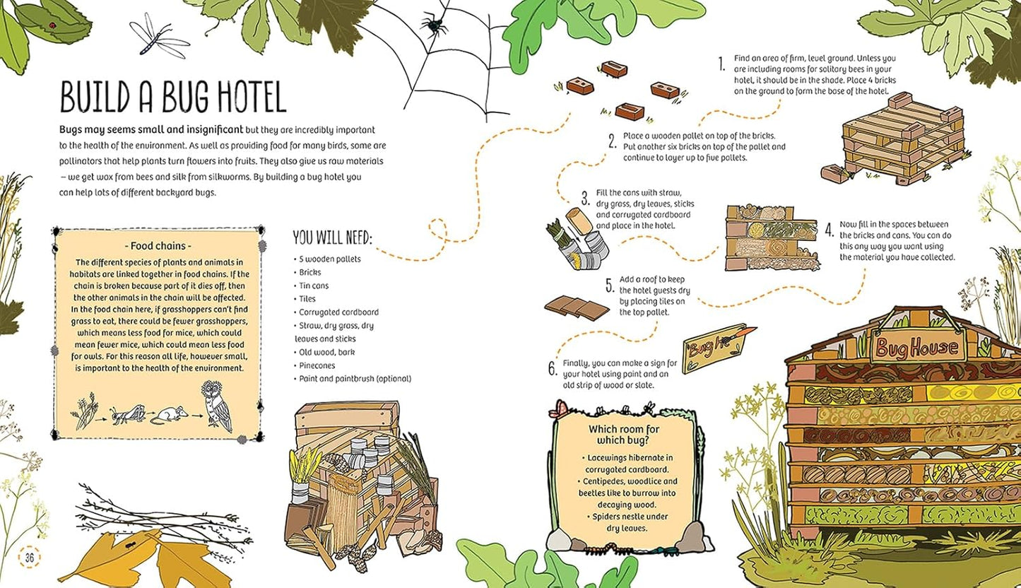 Bird, Bee & Bug Houses : Homes and Habitats for Garden Wildlife - Ages 5+