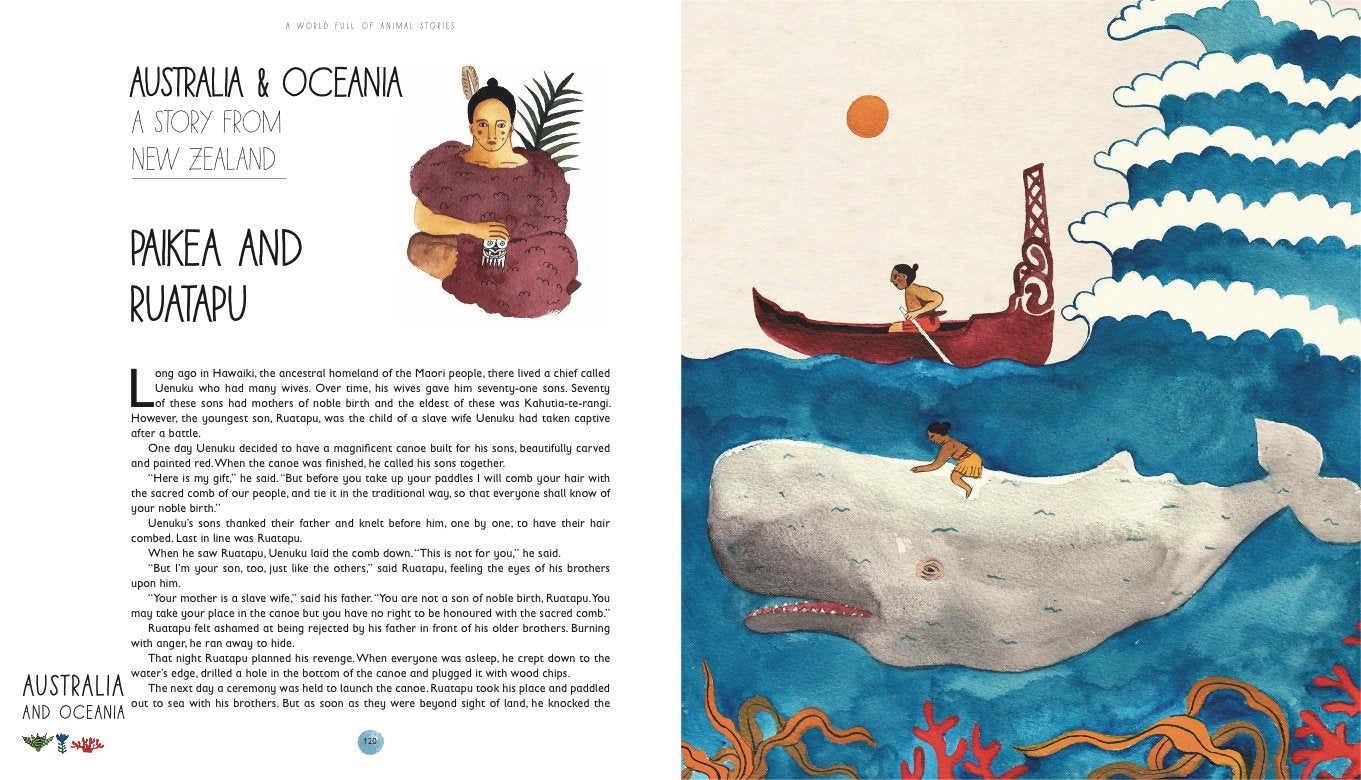 A World Full of Animal Stories UK: 50 favourite animal folk tales, myths and legends - Ages 3+