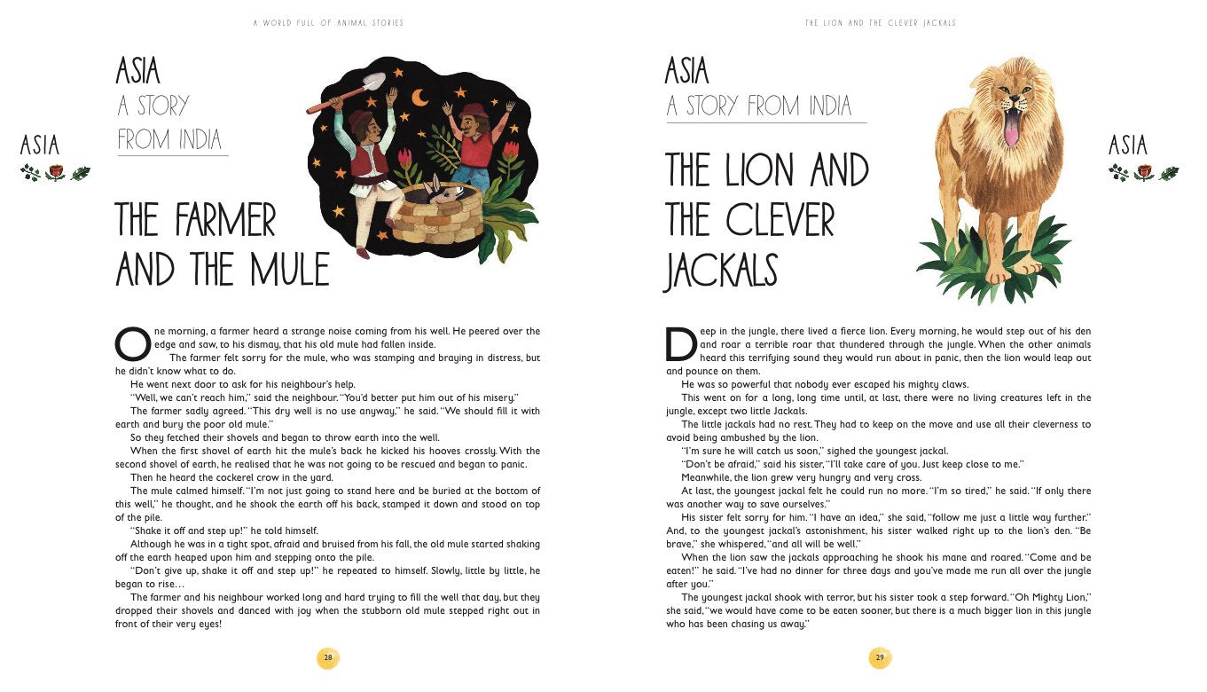 A World Full of Animal Stories UK: 50 favourite animal folk tales, myths and legends - Ages 3+