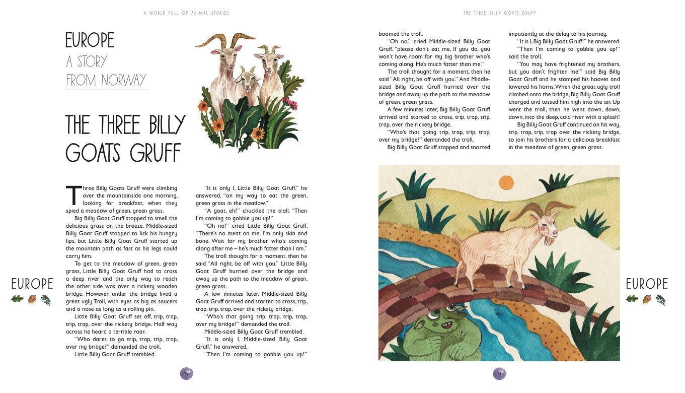 A World Full of Animal Stories UK: 50 favourite animal folk tales, myths and legends - Ages 3+