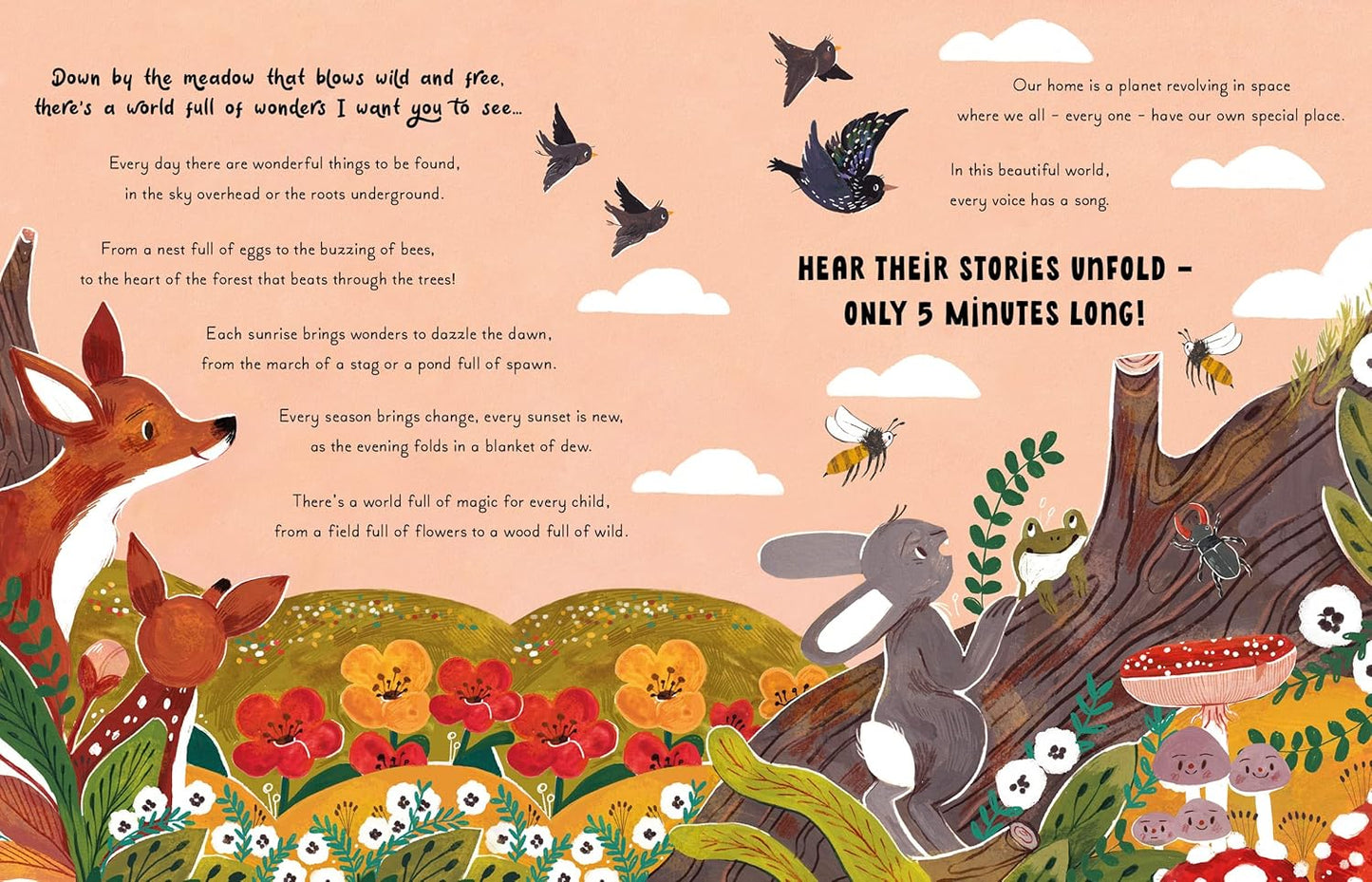 5 Minute Nature Stories: True tales from the Woodland - Ages 5+